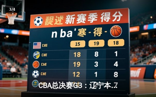 CBA总决赛G3：辽宁本钢客场逆转浙江稠州，总比分2-1领先 - 3